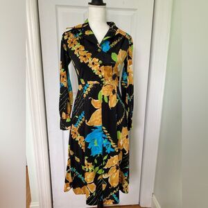 1970s Floral Dress by Fashion Fair Paris!